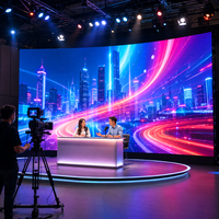 Pantalla LED de Alquiler DDW de Aluminio P1.56-P3.91, 500x500, para Interiores, XR, Transmisión en Vivo Virtual, Pantalla LED de Escenario, 8K HDR10+, 7680Hz