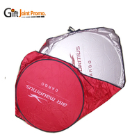 Pare-soleil de voiture pliable double cercle personnalisé en gros pour vitre de voiture