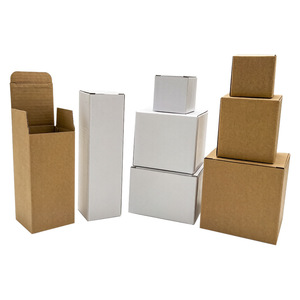 Cajas de cartón plegables de papel de color Qiyou, caja de embalaje de papel kraft de 3 capas para impresión personalizada en lotes pequeños - Product Image 4