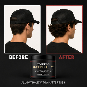 Crème coiffante mate personnalisée à tenue moyenne pour cheveux fins et normaux, cire capillaire OEM ODM pour salon de coiffure - Product Image 5