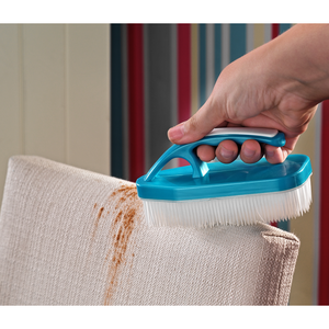 Iron Carpet Cleaning <b>Brush</b> with Strong Bristles and Plastic Handle Manual Rug <b>Floor</b> Scrubbing Household Tool - Product Image 3