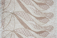 Perles de paillettes brodées en or rose de qualité supérieure pour fête, dentelle de mariée, 5 yards
