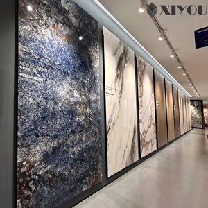 Losa de Piedra Sinterizada Verde de Lujo de 1600x3200 mm, 12 mm de Grosor, Superficie Pulida Suave, Antideslizante, para Interiores, Pasillos y Exteriores - Product Image 5