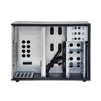 Offre Spéciale pleine tour NAS boîtier d'ordinateur prise en charge ITX MATX ATX EATX 5 baies échange à chaud pour châssis de serveur CD-ROM 8 emplacements PCI