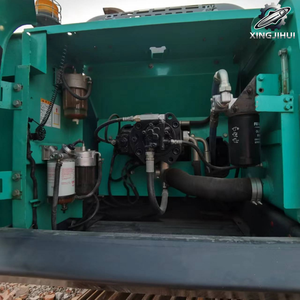 Excavadora de cadenas Kobelco 350 usada, de segunda mano, marca original japonesa, 350 toneladas, excavadora de gran tamaño Komatsu, excavadora sobre orugas. - Product Image 3