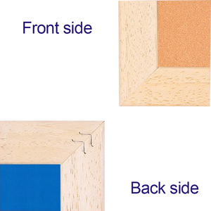 Tableau <span class=keywords><strong>en</strong></span> liège encadré de haute qualité, <span class=keywords><strong>panneau</strong></span> d'affichage mural <span class=keywords><strong>en</strong></span> feutre, mur <span class=keywords><strong>photo</strong></span> <span class=keywords><strong>pour</strong></span> la maison, tableau de messages avec fonction de tableau d'affichage à clous - Product Image 4