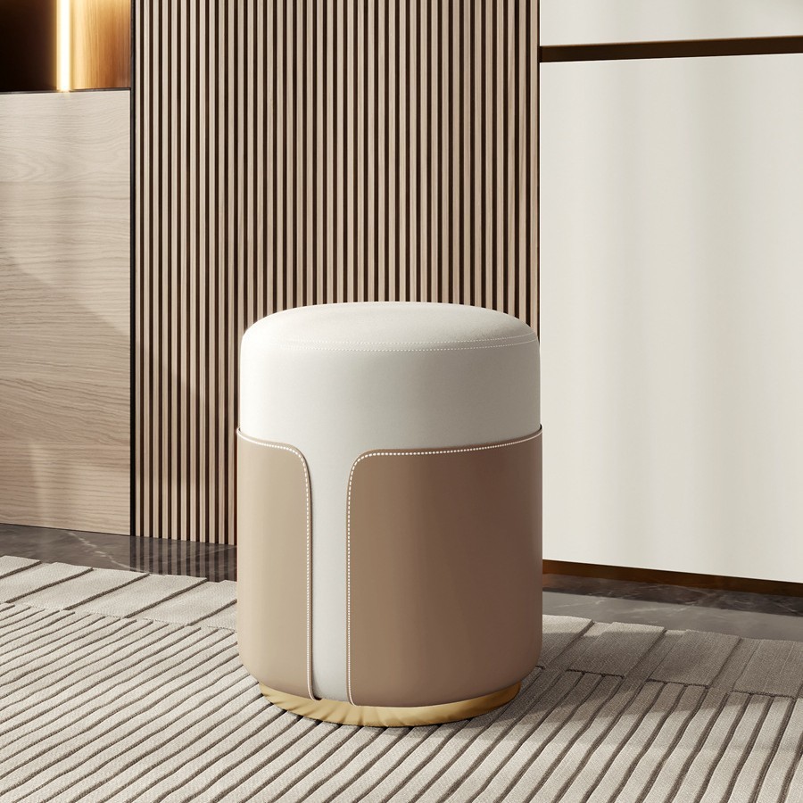 B1# base en acier inoxydable blanc marron