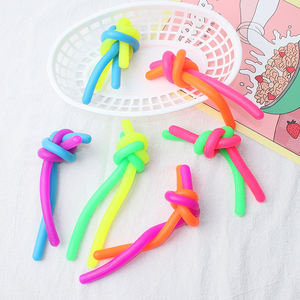Jouet souple en plastique de grande taille, type Fidget Noodle, extensible, unisexe, pour enfants, éducatif et anti-stress, à presser - Product Image 3