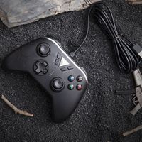 Manette de jeu filaire USB M1 pour Xbox Series X S Xbox One PC Windows, double vibration, plug and play, manette de jeu filaire