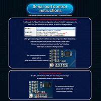 DTM3202 TF-carte haute puissance contrôle de Port série USB changement chansons combinaison lecture diffusion son voix Module Audio