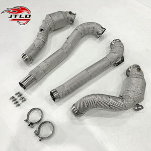Collecteur d'échappement en acier inoxydable pour Mercedes Benz <span class=keywords><strong>AMG</strong></span> GT, système d'échappement haute performance à haut débit - Product Image 3