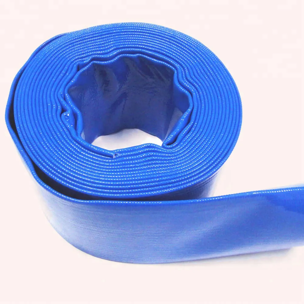 Durable EASTOP PVC Layflat Flexible Hose 2Inch 4Inch 6Inch 4Bar 6Bar For Pool Water Discharge