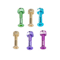 Vis de fixation pour skateboard TitaniumM5 personnalisées - Kit de montage pour longboard et cruiser