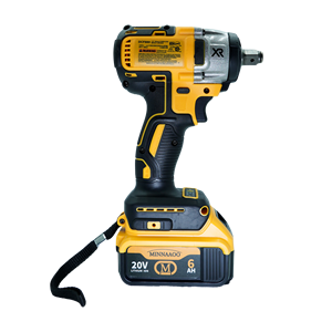 Hochleistungs-Schlags ch rauber Batterie-Schlag pistole 1/2 Zoll Schlag pistole Akku-Schlags ch rauber mit LED-Licht - Product Image 1