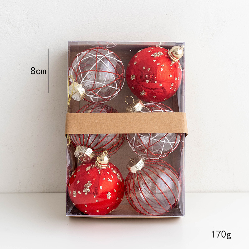 Série rouge/8 cm * 6 pièces/paquet