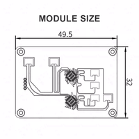 Module de capteur de position de mouvement radar de télémétrie multi-personnes 24G Hi-Link 2T4R MmWave HLK-LD2460 6M avec kit de test