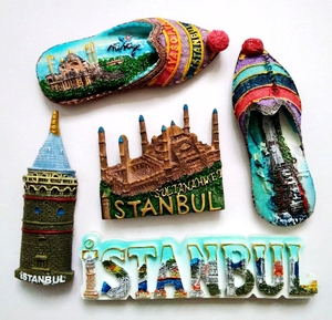 Imán de Resina OEM para Refrigerador con Diseño de Monte Nemrut, Globo de Nieve de Capadocia, Recuerdo de Hagia Sophia, Turquí<span class=keywords><strong>a</strong></span>, Mezquita Azul de <span class=keywords><strong>Estambul</strong></span> - Product Image 2