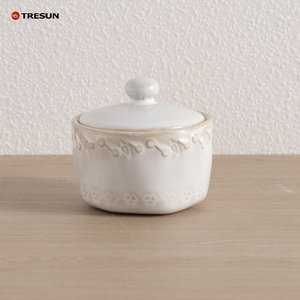 Service de table en céramique blanche simple de style nordique pour utilisation en restaurant - Assiette à steak occidentale, bols à salade, bols à soupe, plats à collation, tasse à café - Product Image 3