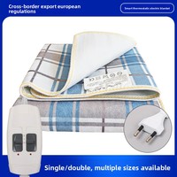 Manta Eléctrica Calefactora para Colchón, Cálida para Invierno, Tamaño Individual/Doble, Control Doble, Segura, Ahorro de Energía, Calentamiento Rápido
