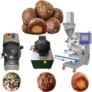 Small Energy Protein Ball Maker Automatic Protein Ball Making Machine Date Bliss Coconut Ball Machine Line