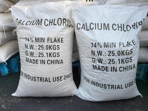 Grado industriale anidro cloruro di calcio acqua polvere essiccante 25kg pacchetto-tensioattivo trattamento delle acque di cuoio plastificante