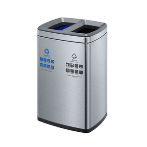 20L 25L 30L double indoor household recycled trash can dustbin for compost kitchen 2in 1 kitchen waste bins
