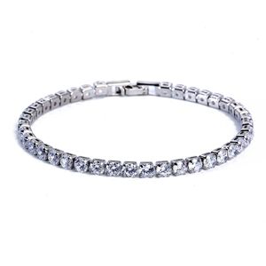 Großhandel Mode Charm Kristall 2025 Geometrisches Luxus-Armband Tennis-Armband für Damen - Product Image 6