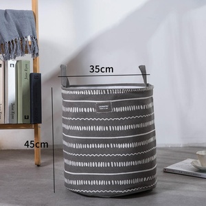 Không thấm nước lưu trữ lớn Polyester giỏ đóng mở vải giặt <span class=keywords><strong>bin</strong></span> cho trẻ em phòng đồ chơi tổ chức - Product Image 6