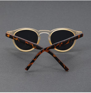 カスタムシェードサングラスロゴプラスチックサングラスロゴパーソナライズ2025ヴィンテージUv400ラウンドサングラス - Product Image 3