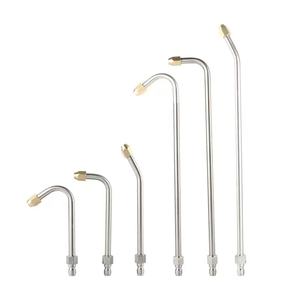 Pistolet à eau de buse de machine de nettoyage en forme de 30/90/U, <span class=keywords><strong>baguette</strong></span> d'extension de poteau de nettoyage en acier inoxydable de climatisation multi-angle - Product Image 1