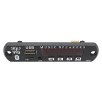 Módulo Decodificador de MP3 con Radio FM, Lector de Tarjetas USB y TF, Control Remoto Inalámbrico, Placa de Decodificación de Audio, Suministro de Fábrica
