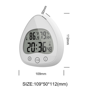 Minuterie étanche pour cuisine et <span class=keywords><strong>salle</strong></span> <span class=keywords><strong>de</strong></span> <span class=keywords><strong>bain</strong></span> <span class=keywords><strong>Horloge</strong></span> murale électronique à compte à rebours avec <span class=keywords><strong>ventouse</strong></span> - Product Image 4