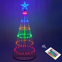 Smart RGB Christmas Flagpole Light, App Control