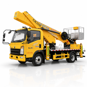 รถบรรทุกไฮดรอลิก HOWO 33 เมตร สำหรับยกคนทำงานในที่สูง - Product Image 1