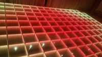 High Quality LED 3D Infinite Mirror Dance Floor Tiles Lighting for Events