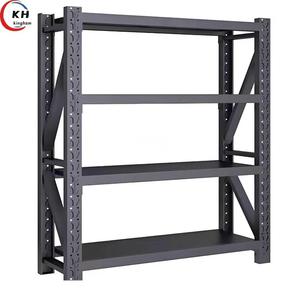 Étagères de stockage en acier robuste sans boulons à 4 niveaux Protection contre la corrosion Système de rayonnage de palettes pour entrepôt pour l'empilage - Product Image 1