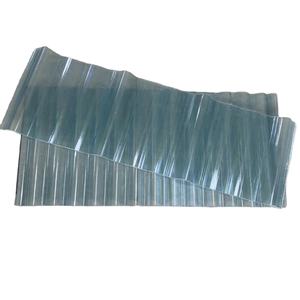 Lembaran Atap <span class=keywords><strong>FRP</strong></span> Bergelombang Transparan Berbahan Plastik Bertulang Serat Kaca Tebal 1,2mm - Product Image 2