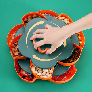 Plato Giratorio Multiusos para Dulces y Frutas, Apto para Microondas, Ecológico, Material ABS, Diseño de Lujo Ligero, Regreso a Clases - Product Image 2