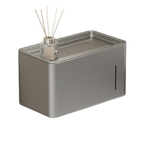 Portarrollos de papel higiénico montado en la pared Family Prosperity, rectangular, 12 pulgadas de ancho, duradero, estante para baño, instalación en esquina - Product Image 3