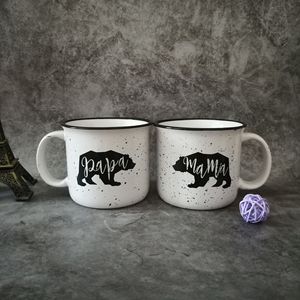 Taza <span class=keywords><strong>de</strong></span> Café <span class=keywords><strong>de</strong></span> Esmalte Reutilizable e Irrompible para Sublimación, Color Negro Metálico, con <span class=keywords><strong>Diseño</strong></span> <span class=keywords><strong>de</strong></span> Logotipo Personalizado - Product Image 5