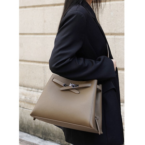 Bolsos de Mano de Alta Calidad en Cuero Genuino, Bolso de Mano con Asa Superior para Mujer, Elegante Bolso Tote de Gran Capacidad para Damas - Product Image 2