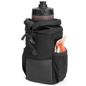 Custom Waterproof Sport Crossbody Bottle Cover Holder Bicycle Handlebar Water Bottle Bag Sling With Strap