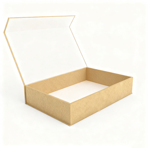 Caja de regalo plegable de material reciclado personalizada con grabado de logotipo de laminación mate brillante para calcetines de aceite de esmalte de uñas cajas rígidas - Product Image 4