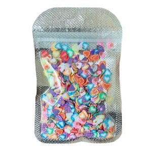 Lot de 5 breloques de maïs en plastique, en forme d'oeuf, pour ongles, en argile polymère, 3D, pour décoration, mélange de fruits - Product Image 3