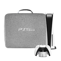Étui EVA imperméable et antichoc de haute qualité, personnalisable en couleur, pour PS5 Slim, durable, grande capacité, sac de transport pour le camping, fermeture éclair