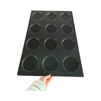 Plaque de cuisson en acier aluminisé pour four industriel commercial Brilliance Furniture, antiadhésive, pour cupcakes et muffins