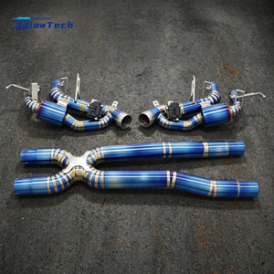 Système d'échappement à soupapes haute performance pour Ferrari Purosangue FUV 6.5V Racing, en alliage de titane, avec tuyau d'échappement - Product Image 6