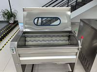 Machine commerciale automatique de lavage et de pelage de pommes de terre, patates douces, taro, gingembre, radis, racine de lotus - 500-1000W
