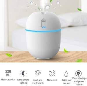 Humidificador Ultrasónico Mini Portátil al por Mayor, Nebulizador de Mesa de Material ABS para Hogar y Coche, Difusor con Certificación CE ROHS - Product Image 4