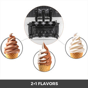 เครื่องทำไอศกรีม 20-28 ลิตร/ชม. 3 รสชาติ เครื่องทำโยเกิร์ตแบบตั้ง<span class=keywords><strong>โต๊ะ</strong></span>อัตโนมัติสำหรับธุรกิจ ราคา - Product Image 4